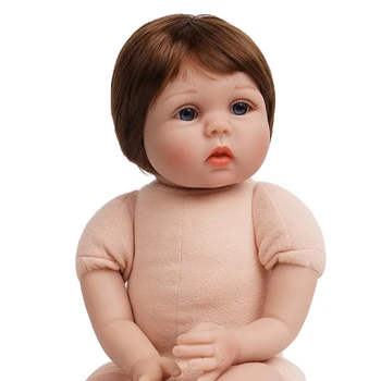 55cm Bebe Uuestisündinud Baby Doll Armas Mänguasjad Tüdruk Kingitus Elus Vastsündinud Silikoon Vinüül Lühikesed Juuksed Roosa Komplekt koos Mänguasi Kaelkirjak Mängukaaslane
