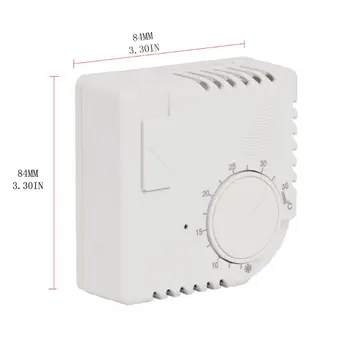 AC 220V Mehaaniline Toas Õhu Termostaadi Regulaator Põranda Kütte temperatuuriregulaator 10A 0-35Degree