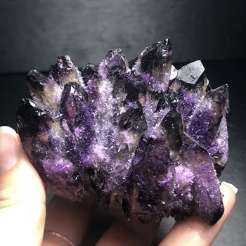 HOT Müük Uudsus Loodusliku Kvartsi Kristall, Lilla kummitus Klastri VUG Mineraal-Näidis Tervendav
