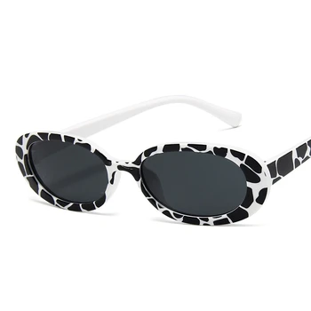 Luksus Brändi Disainer Läbipaistev Roosa Ovaalse Kujuga Päikeseprillid Naistele Retro Klassikaline Väljas Oculos De Sol Gafas