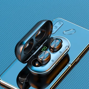 MOOL B5 TWS 5.0 Bluetooth Kõrvaklapid Juhtmeta Kõrvaklapid Sport Veekindel Mini Earbuds Kõrvaklapid IOS ja Android Telefon
