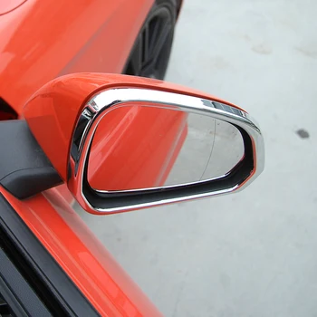 MOPAI ABS Auto Välised Rearview Mirror Teenetemärgi Raami Ringi Kate Sisekujundus Kleepsud Ford Mustang Kuni Car Styling