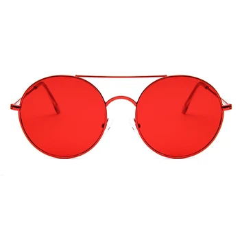 Psacss UUS Ring Päikeseprillid Naistele Retro Brändi Disainer Kõrge Kvaliteediga Naiste Vintage Päikese Prillid on metallraamiga oculos UV400
