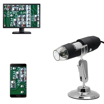 Vastar Mega Pixel 500 X/1000X/1600X Professional USB Digital Microscope 8 LED USB Luup Elektroonilise Stereo Endoscope Kaamera