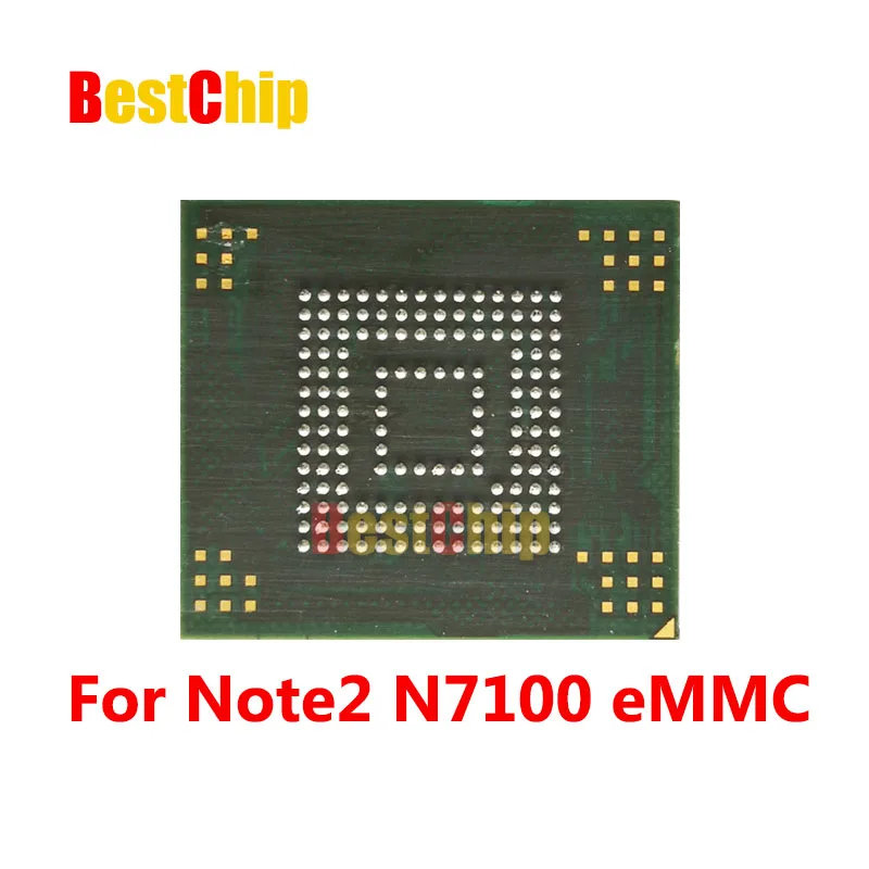 (Testitud chip) Jaoks Märkus 2 N7100 NAND Flash mälu KMVTU000LM-B503 KMVTU000LM MAGISTRIKURSUSE Koos firmware/Programmeeritud
