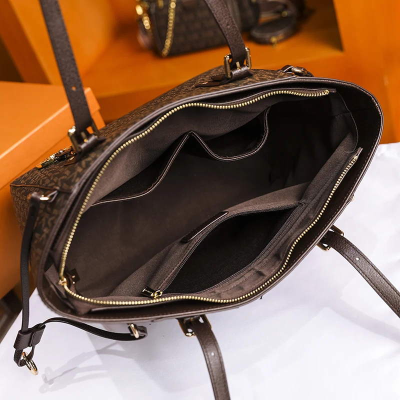 Luksuslik naiste kott naiste 2020. aasta uus mood suure mahutavusega ostukott nahast lihtne käekott ühe õla kantav kott