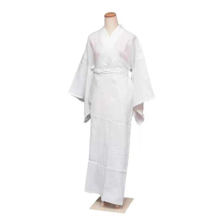 Naiste Kimono Sees Kannavad Valget Värvi Magab Rüü Jaapani Traditsiooniline Yukata Traditsiooniline kimono Neli aastaaega