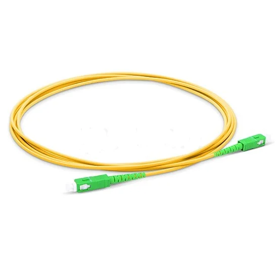 KS APC Patchcord 20m optical fiber Patch cord 2,0 mm PVC G657A Kiudaineid Jumper Simplex SM FTTH Optiline Kaabel KS APC SC TK