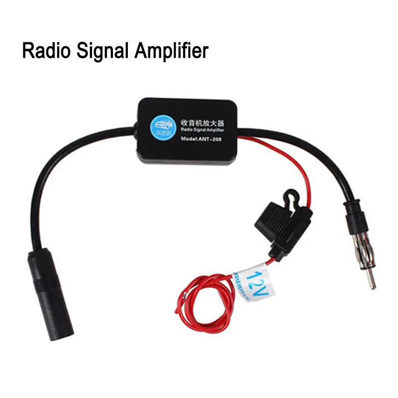 12V Auto Antenni Raadio Signaali Amp Võimendi Booster