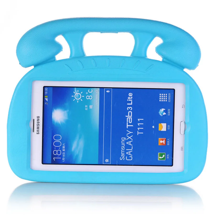 Samsung Galaxy Tab A6 7.0 Juhul SM-T280 SM-T285 Armas Telefon mittetoksiline Lapsed Sõbralik EVA Vaht Põrutuskindel Seista juhtumitele,