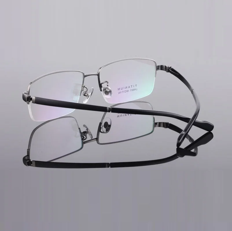 W-155 Puhas Titaan Vaatemängu Raami Suur Nägu Meeste poole-rim prescriptio lühinägevus prillid raami suurte prillide raam kraadi prillid