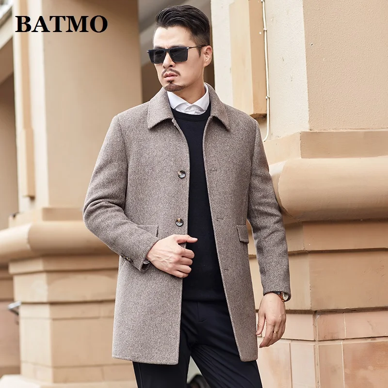 BATMO 2020 uue saabumist sügisel 70% vill vabaaja trentš mehed,meeste villane ruuduline jakid ,19A078
