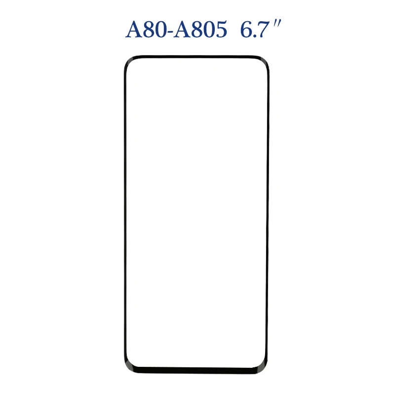 3 töö Ees Välimine Klaas Objektiivi Samsung Galaxy A10 A20 A30 A40 A50 A60 A70 A80 A90 Touch Ekraani Klaasi Asendamine