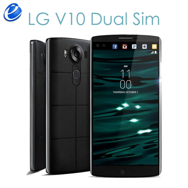 Algne Lukustamata LG Dual SIM V10 H961N 2 sim 3G&4G GSM Android telefon heksa-core RAM 4GB 5.7