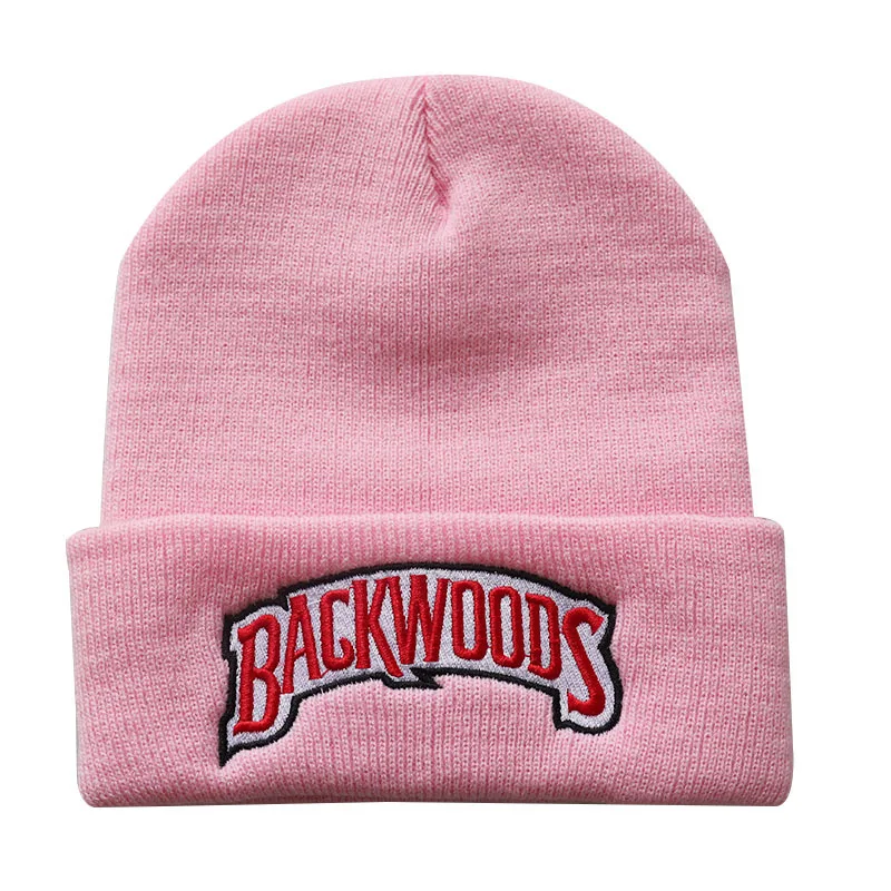 2019 Brand New Backwoods Kirja Silmkoelised Beanie Akrüül Meeste ja Naiste Mood Silmkoelised Talvine Müts Hip-hop Skullies Mütsid Tüdrukud Poisid