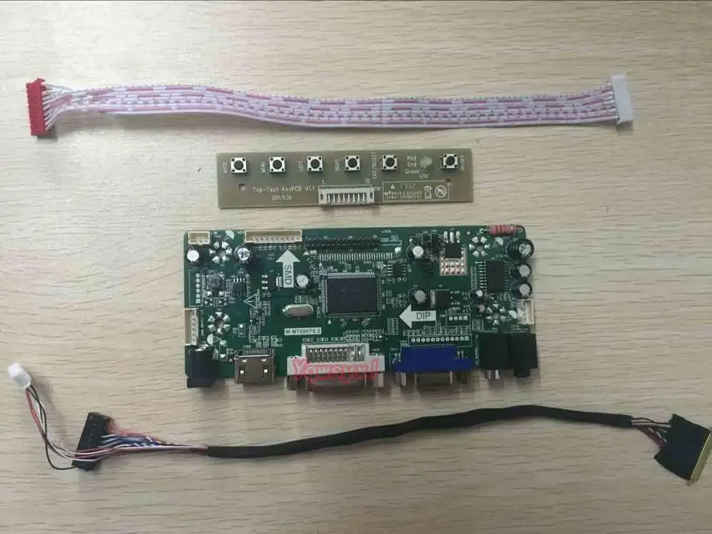Yqwsyxl Control Board Monitor Komplekt LP156WH2-TLQA LP156WH2(TL)(QA) HDMI + DVI + VGA LCD LED ekraan Töötleja Juhatuse Juhi