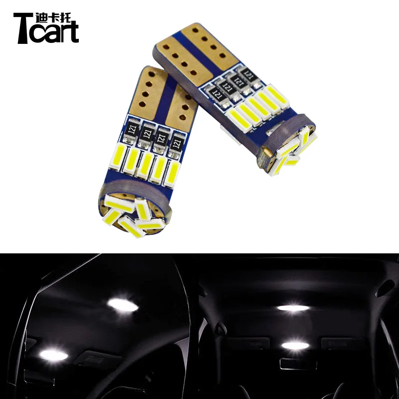 Tcart LED Canbus Auto Led Interjööri Dome Pirnid T10 Ees Lugemise Lamp Auto Led Saba Pagasiruumi Tuli Nissan Note E12 2012-2017