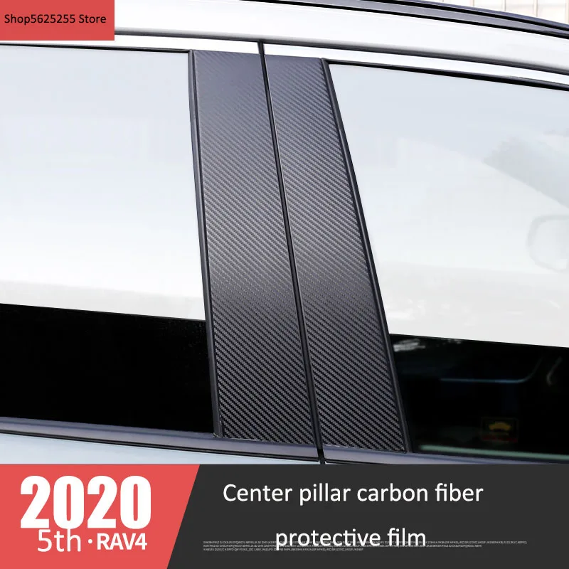 Auto Kleebis Toyota RAV4 RAV-4 2020 2021 Center Samba Film süsinikkiust Muster B Samba Katte Välisilme Kaunistamiseks