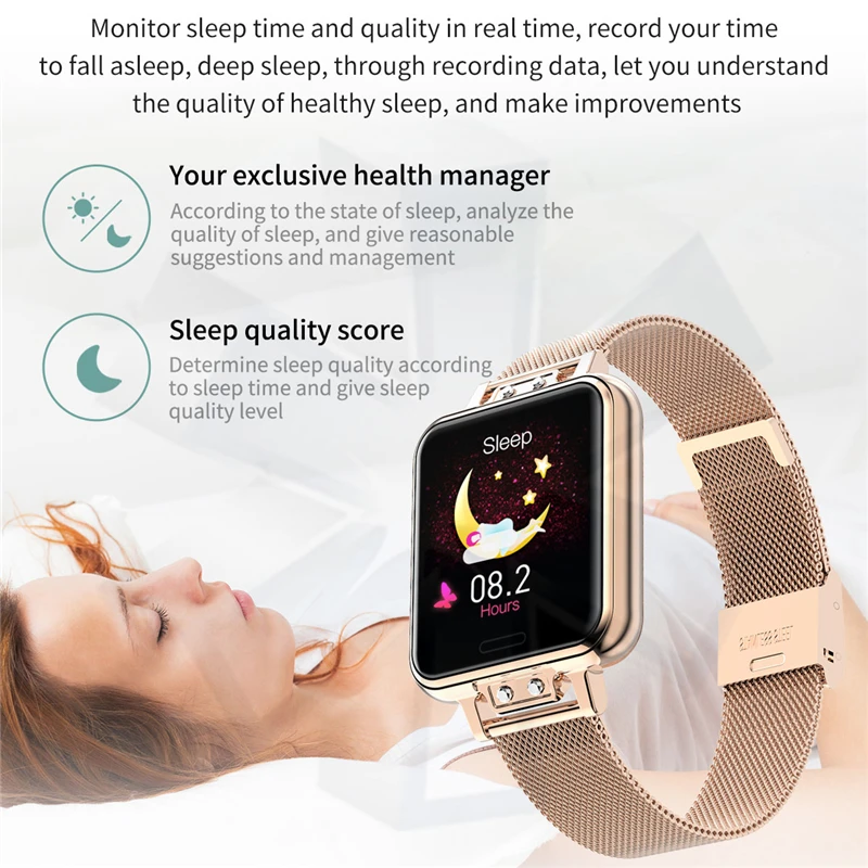 LIGE 2020. aasta Uus Smart Watch Naiste Südame Löögisageduse Naiste Menstruaaltsükli Multifunktsionaalne Daamid Smartwatch Fitness Tracker Android ja IOS