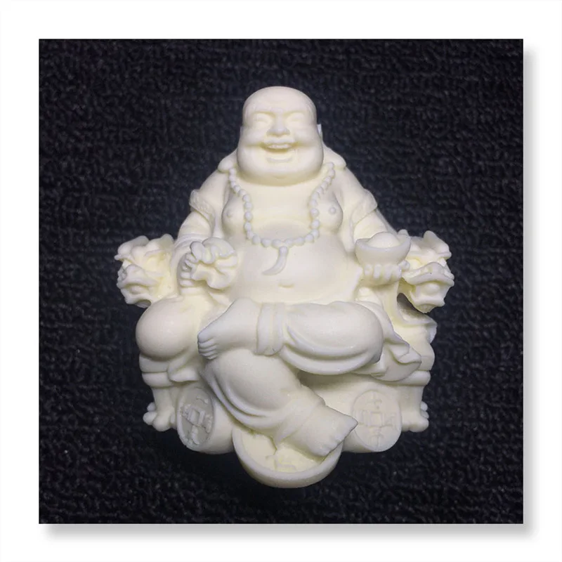 Naermine Buddha skulptuur kuju moodsa kunsti skulptuur, kodu kaunistamiseks tarvikud auto Feng Shui Jumala Rikkuse naermine Buddha