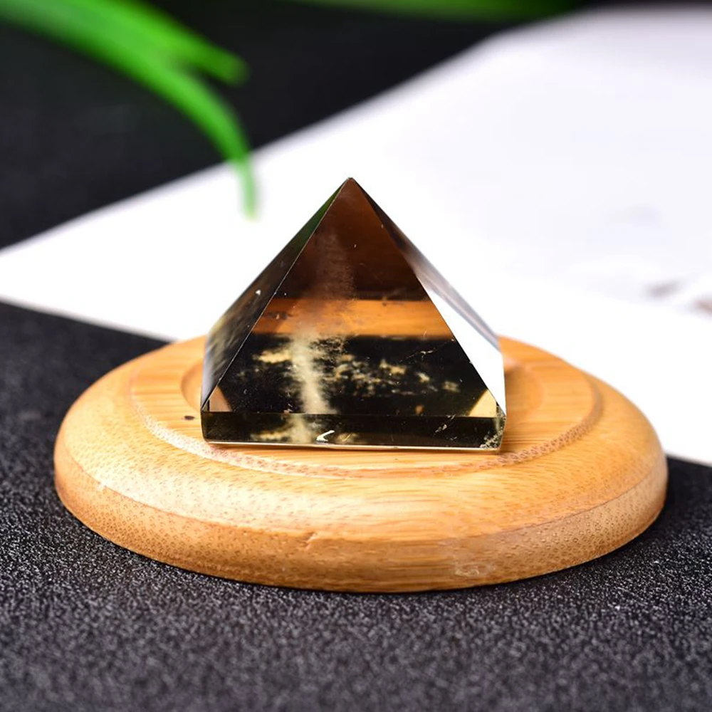 Super Ilus Aatural Crystal Smoky Quartz Mineraal Püramiidi on Võimalik Kasutada Kodu Kaunistamiseks DIY Kingitused Ja Meditatsiooni Tasuta Shipp