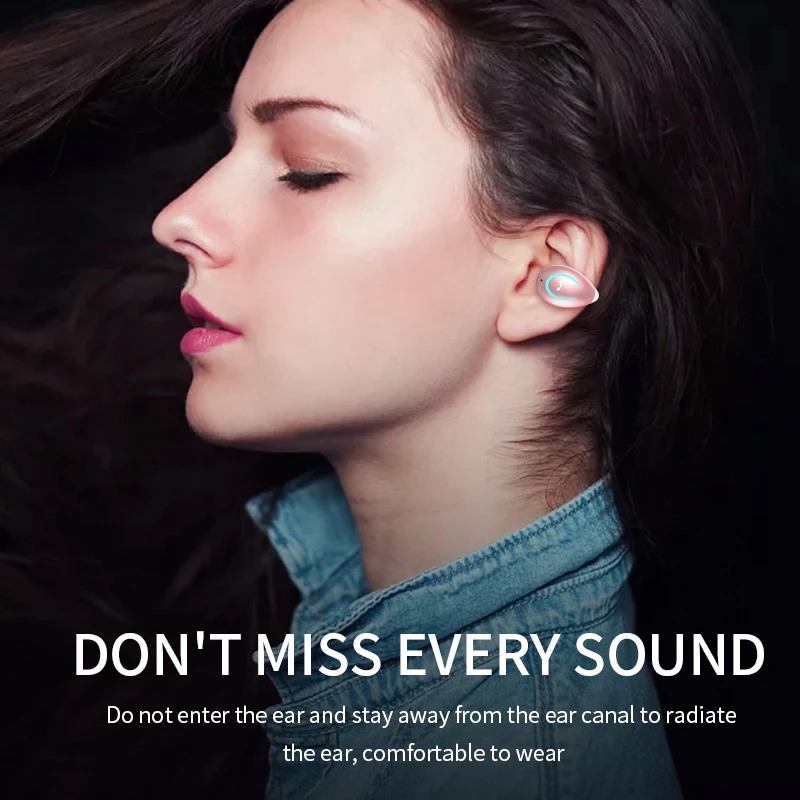 XVIDA YX08 Traadita TWS Kõrvaklapid Bluetooth-5.0 Sport Earbuds luu juhtivus Peakomplekti nr laadimise kasti audiophile kõrvaklapid
