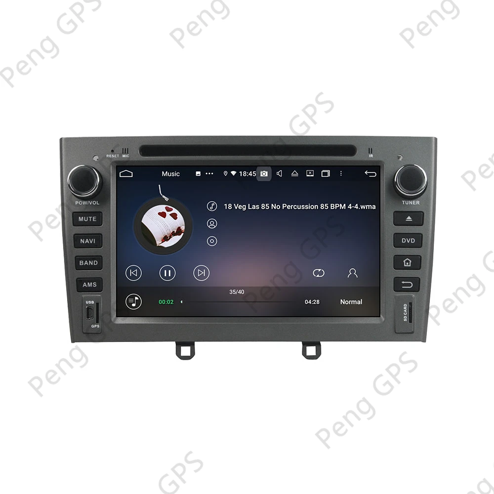 Auto GPS Navigatsiooni Peugeot 408 2007-2010 IPS Puutetundlik Multimeedia Headunit autoraadio Bluetooth