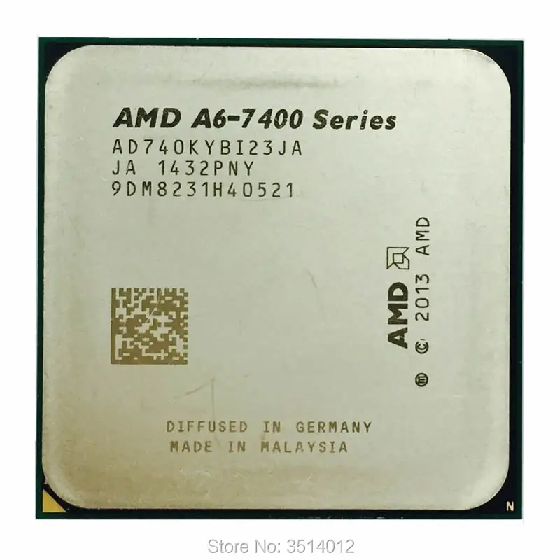 AMD A6-Series A6 7400 A6 7400K A6 7400B 3.5 G Dual-Core CPU Protsessori 65W AD740KYBI23JA/AD740BYBI23JA Socket FM2+