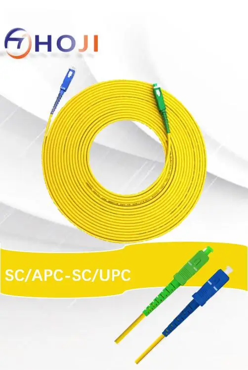 2tk/Lot 20M pikk Fiiber optiline jumper patch cord kaablid SC/APC-SC/UPC-Liides hulgimüük