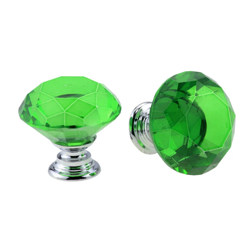5/10/12Pc/Palju 30mm Teemant Kuju Disain Crystal Klaasist Nupud Kapp Sahtli Tõmba Köök Kapp Uksega Riidekapp Käsitseb Riist -