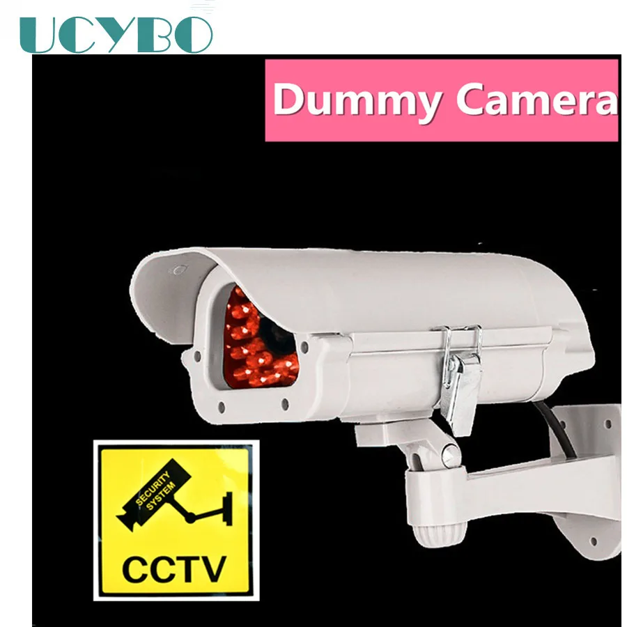 Mannekeeni võltsitud kaamera cctv turvalisus väljas Punane LED tuled, video valve wifi vale dummy cam aku de seguranca
