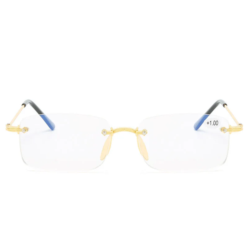 Hd frameless lugemise prillid on teisaldatavad, kaasaskantav, ultra-kerge ja stiilne eakatele