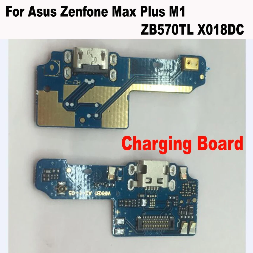 Dock Connector Micro-USB Laadijaga Laadimine Sadamas Flex Kaabel Mikrofon Juhatus Asus Zenfone Max Plus M1 ZB570TL X018DC osad