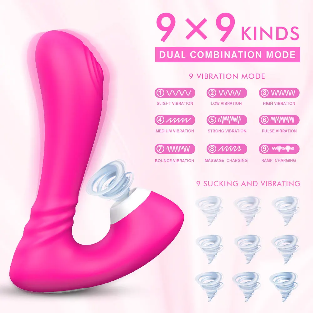 SHD-145 Super Võimas Imemiseks Vibraator Sex Mänguasjad Naine G-spot on 9 Kiirust, Vibratsiooni-ja Veekindel