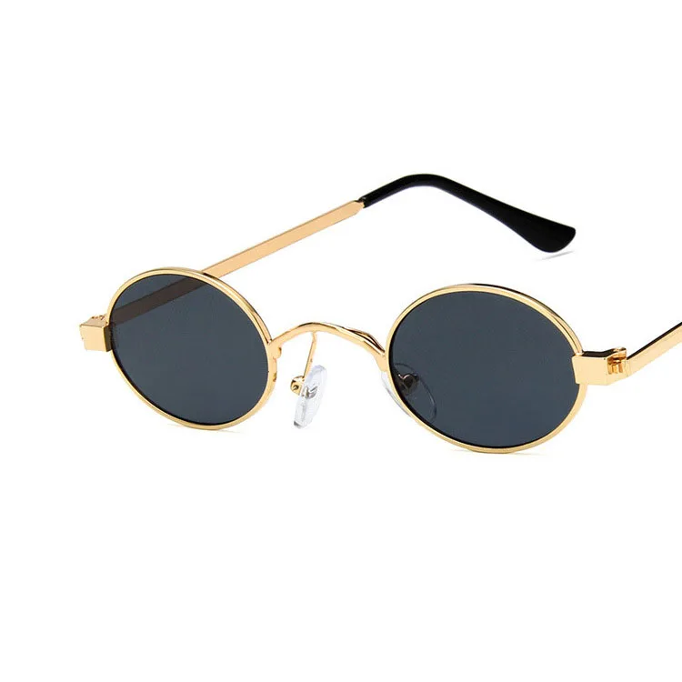 Yoovos 2021 Ring Sulamist Päikeseprillid Naiste Vintage Brändi Disainer Klassikaline Prillid On Metallraamiga Peegel Mood Oculos De Sol Gafas