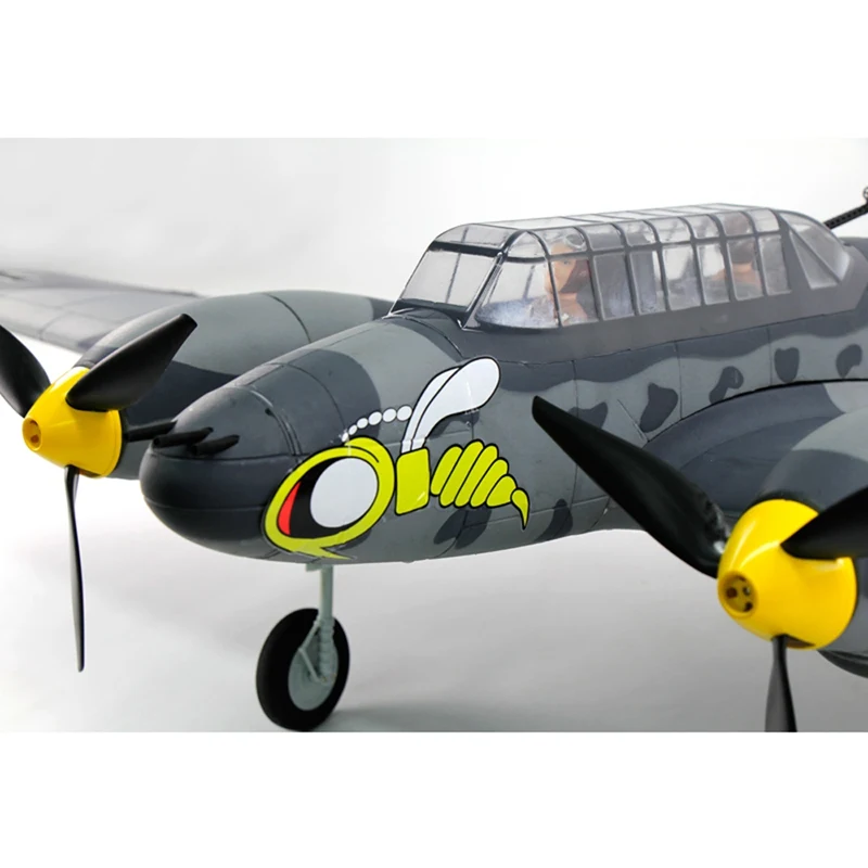 Algaja Elektrilised Dynam Messerschmitt BF-110 V3 1500mm Tiivaulatus EPO Warbird Mudel Ehitus RC Lennuk PNP