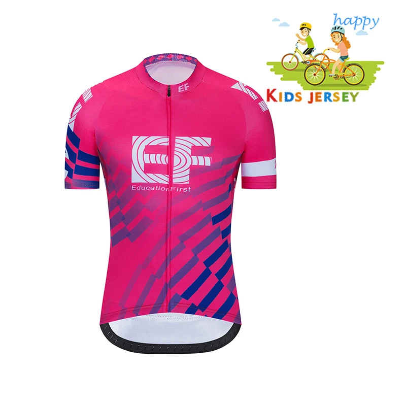 EF Meeskond 2019 Jalgrattasõit Jersey Lühikesed Varrukad Suvel Hingavad Püksid, Rinnatüki Jalgratta Riided Kiire Kuiv Lapsed Roupa Ciclismo Maillot