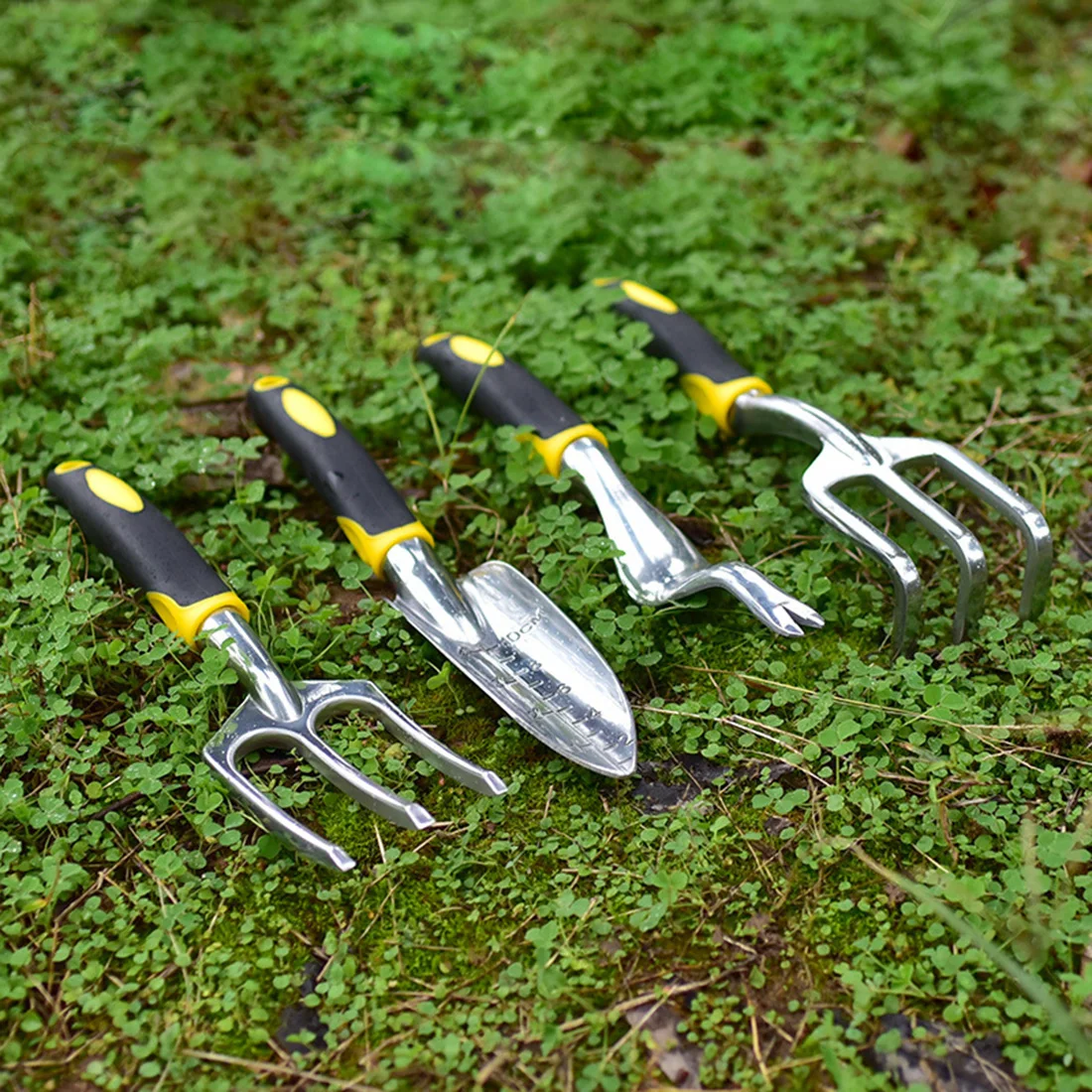 5tk/set aiatööriistad Sätestatud Skaala Kühveldada Weeder Kolme-Hammas Kahvel Komplekt Istutamine Tööriista Komplekt 2020 Uute tulijate