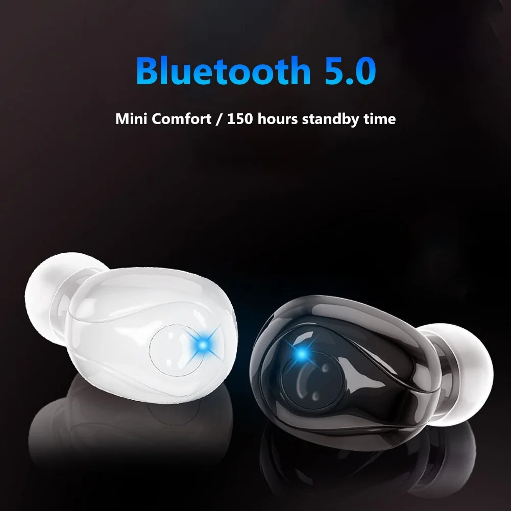 Mini 5.0 Bluetooth-Traadita Kõrvaklapid Kõrva Sport Earbuds Koos Mic-Vabad stereoheliga Kõrvaklapid iPhone ' i Jaoks Xiaomi