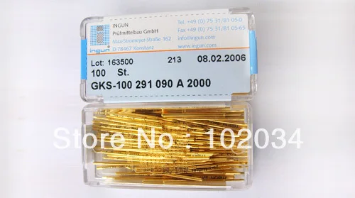 100TK/PALJU INGUN GKS-100-291-090 GKS-100 291 090 2000 Kevadel Katse Probe Pogo Pin-made in Taiwan