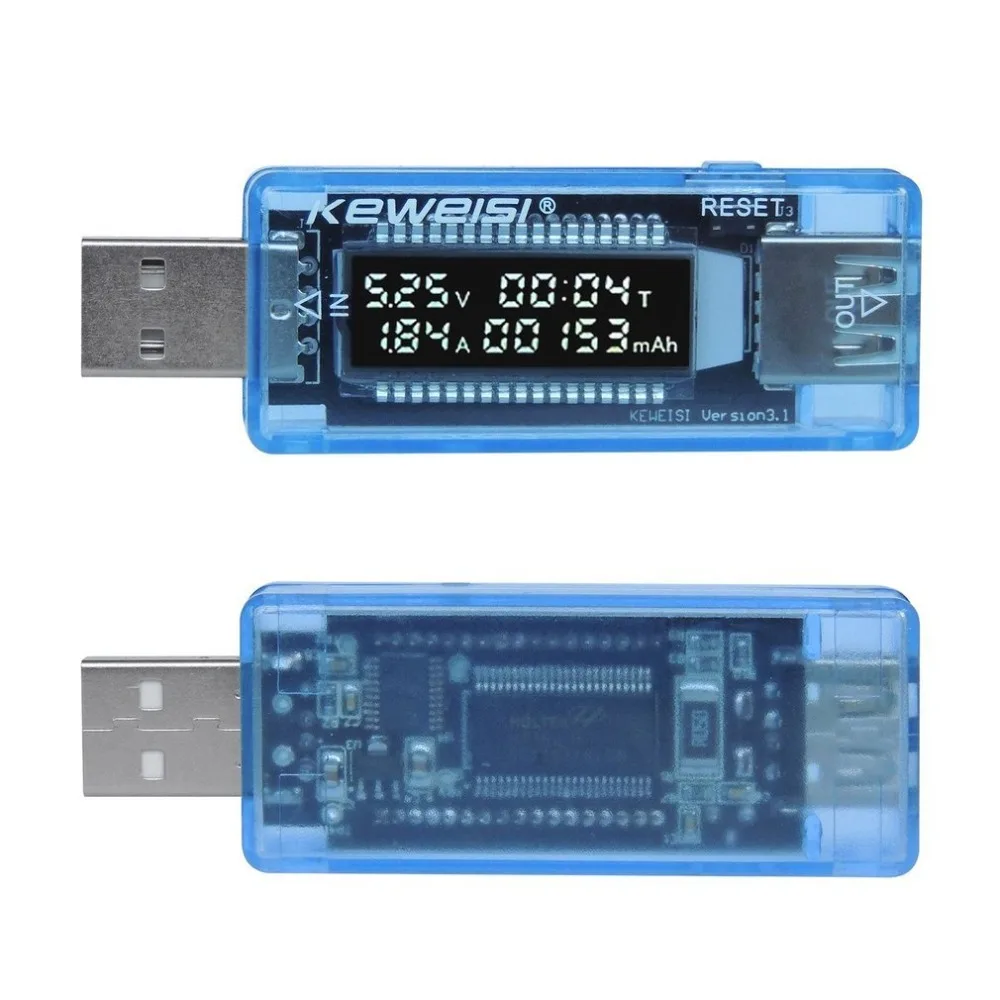 USB-Detektor USB Volt Praegune Pinge Arst Laadija Võimsuse Tester Arvesti Voltmeeter Ammeter Power Bank Plug and Play