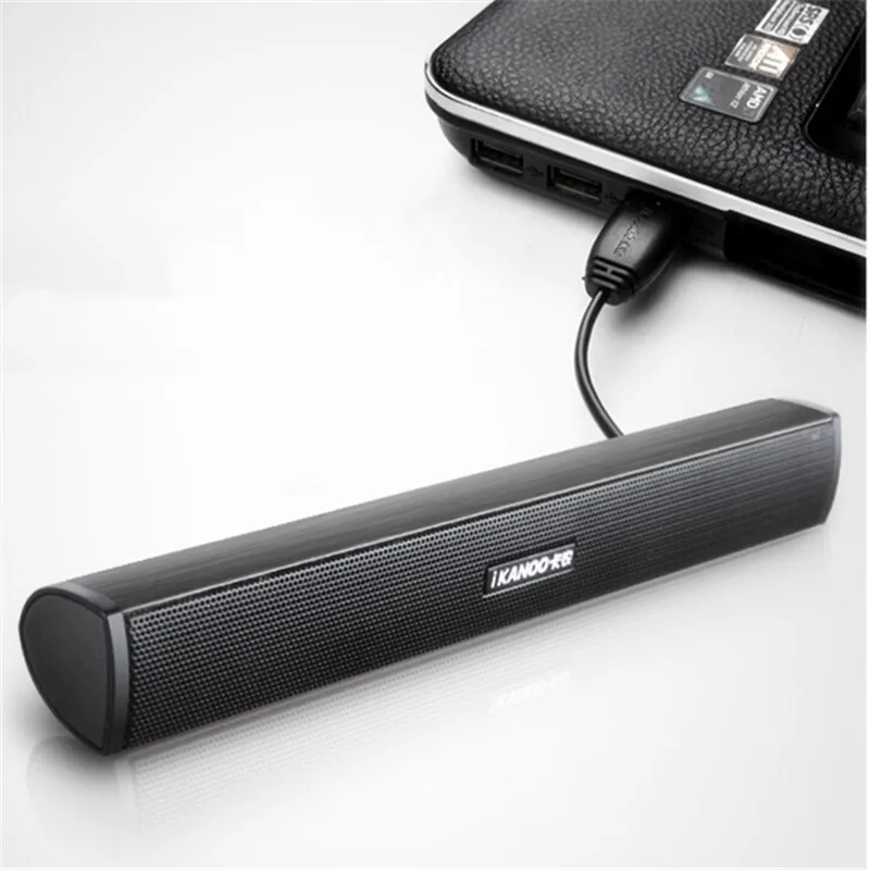 Tasuta Kohaletoimetamine Ikanoo N12 USB Sülearvuti Kaasaskantav stereo Kõlar, Audio Soundbar mini USB sülearvuti kaasaskantavad kõlarid Heli Riba Kõlarid