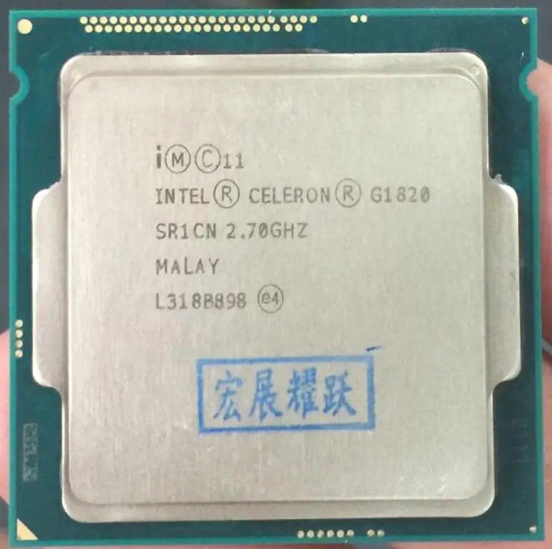 PC arvuti Intel Celeron Protsessor G1820 (2M Cache, 2.7 GHz) LGA1150 Dual-Core töökorras Lauaarvuti Protsessor