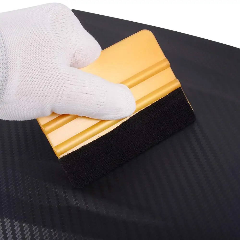 EHDIS 20/50/100tk Vilt Riidest Lapiga 10cm Kaabits Carbon Fiber Vinyl Auto Wrap Nr Nullist Kaabitsaga Akent Tint Kiletamine Vahendid