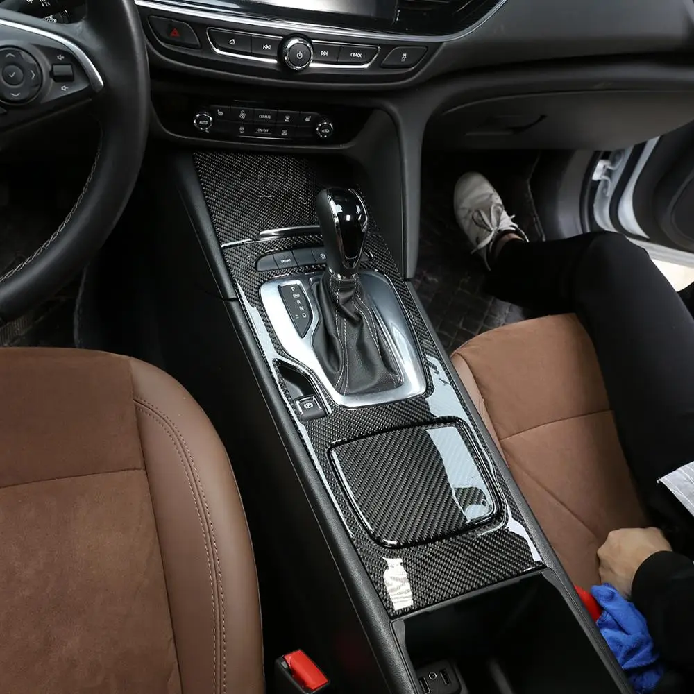 Näiteks Buick Regal 2017-2020 Tõeline 3D Carbon Fiber Kleebis Kesk-juhtpaneel Käik, Paneel, Sisekujundus, Interjöör Auto Tarvikud