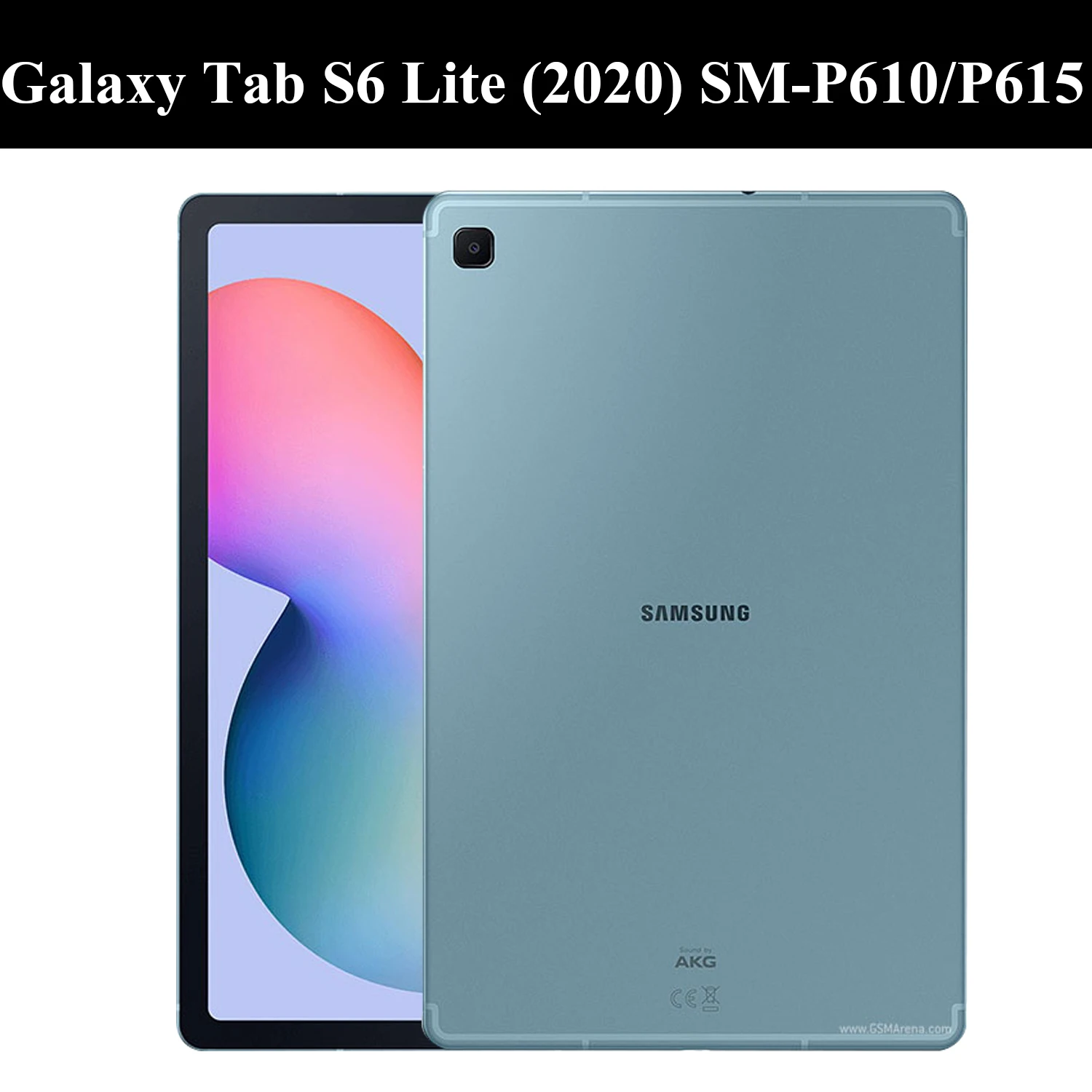 TPÜ põrutuskindel Case for Samsung Galaxy Tab S6 Lite 10.4 2020 Läbipaistev tagumine Kate Samsung SM-P610 P615