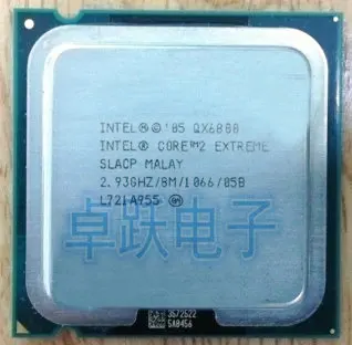 Lntel QX6800 qx6800 CPU Protsessor Quad-Core(2.93 Ghz /L2=8M/130W) Socket LGA 775 CPU Desktop tasuta shipping