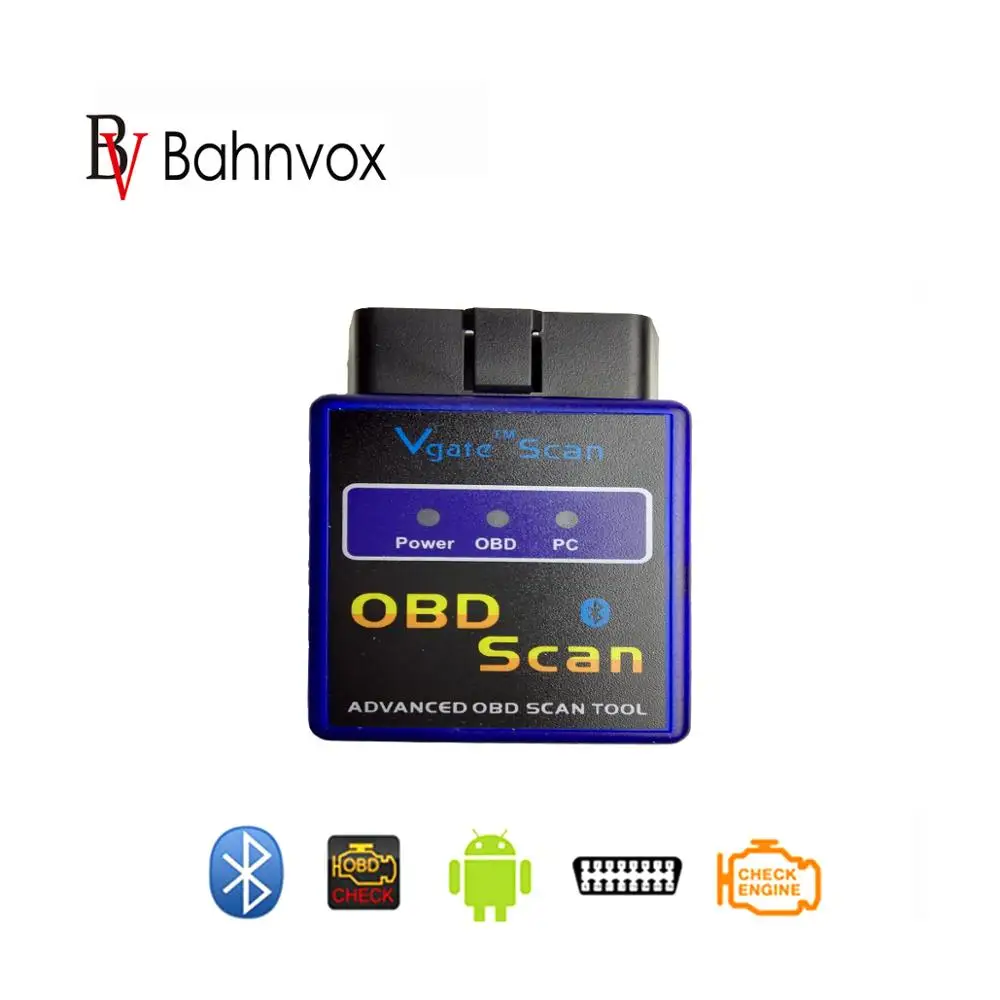 V1.5 Versioon Super Mini ELM327 ODB II Bluetooth Car Auto Diagnostika Scanner Tool on/Off Lüliti Sobivus Meie Android Auto Video Mängida