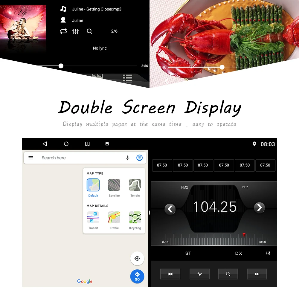 AMPrime Android 9.0 2 Din Auto raadio GPS Multimeedia Mängija 2DIN 2.5 D Universal Volkswagen Nissan Hyundai ja Kia toyota, Ford, LADA