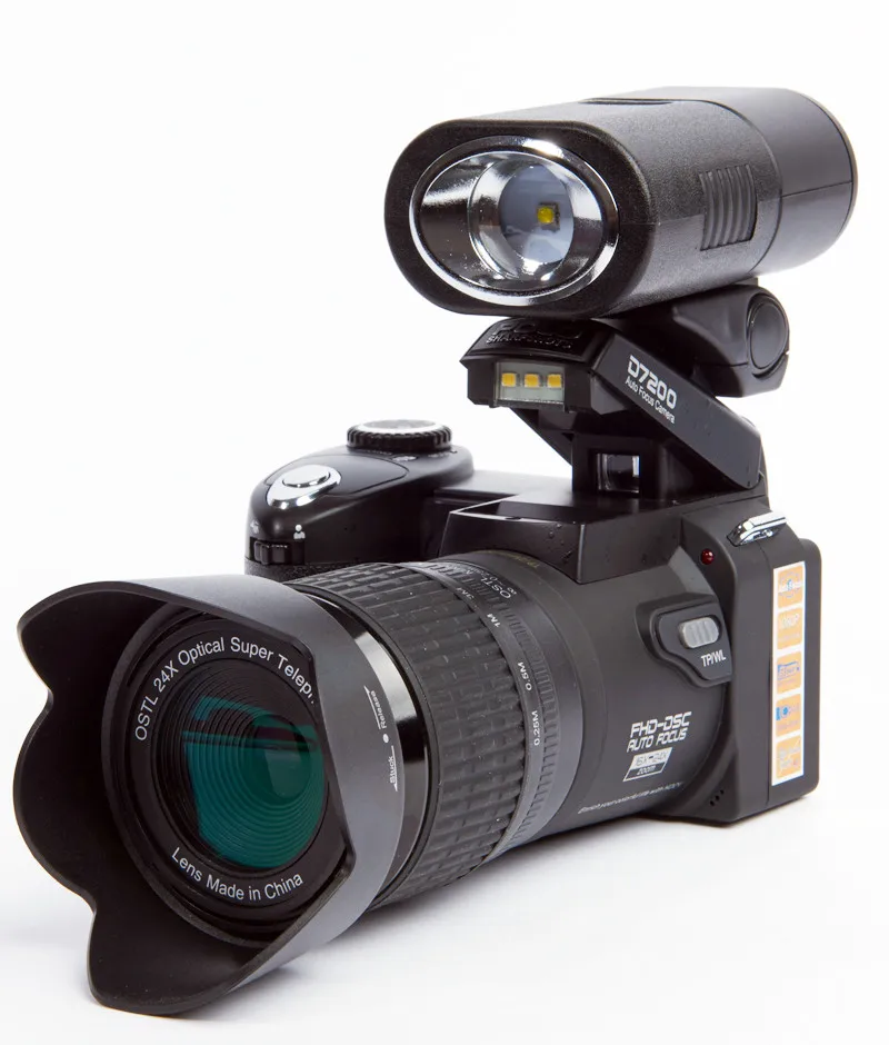 Uuendatud Professionaalne Protax POLO SLR D7200 13 megapikslit HD digitaalkaamera Vahetatava Objektiivi
